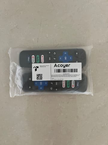 Acoyer Replacement Roku TV Remote 2 Pack