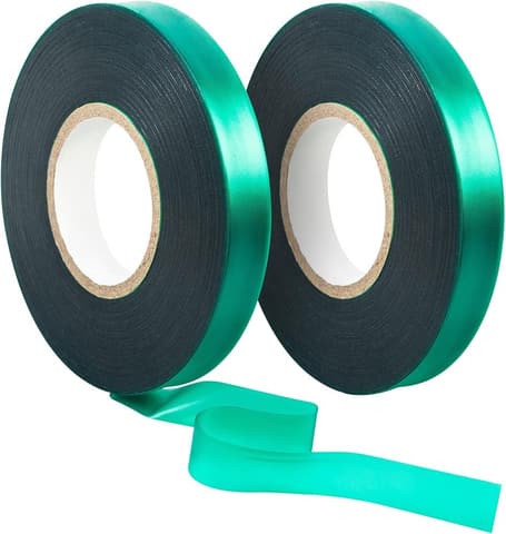 Unves Garden Plant Tie Tape 2 Rolls 300 ft Green