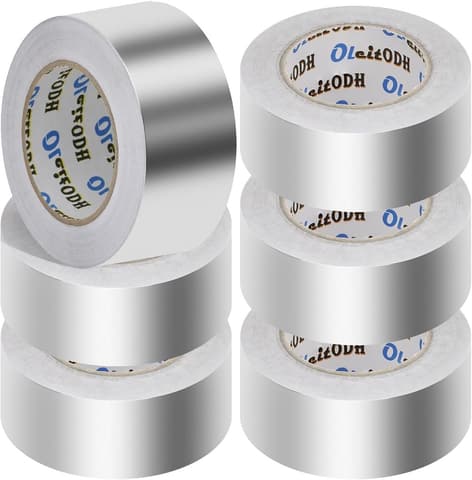 Oleitodh Aluminum Foil Tape 2in x 55yd 6 Pack