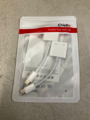 Criello USB-C to 3.5mm Headphone & Charger Adapter