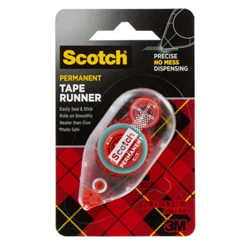 Scotch Permanent Tape Runner .27 in x 26 ft