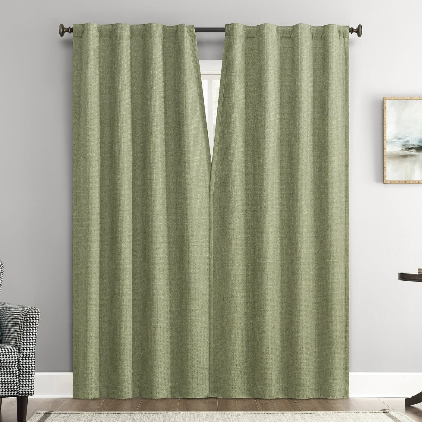 Sun Zero Vance Magnetic Blackout Curtains 63in 2pc