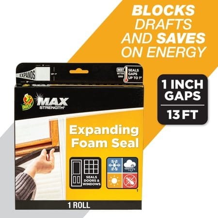 Duck Max Strength Expanding Foam Seal 1in x 13ft