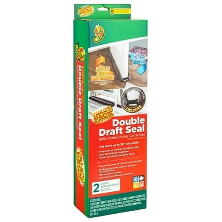 Duck Double Draft Seal 2-Pack, Fits Doors to 36in