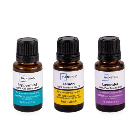 Mainstays Essential Oil 3 Pack Peppermint Lavender