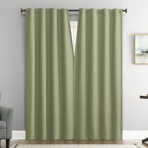 Sun Zero Vance Magnetic Blackout Curtains 63in 2pc