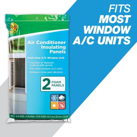 Duck Brand A/C Insulating Panels 18x9in 2-Pack