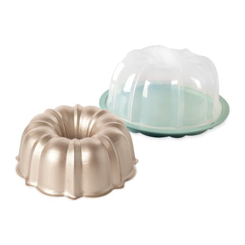 Nordic Ware Bundt Pan with Cake Keeper Set