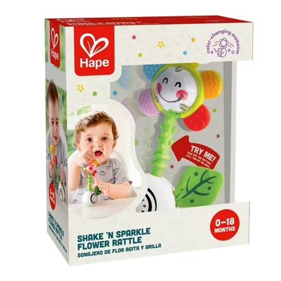 TEST - Hape Light-Up Flower Rattle Electronic