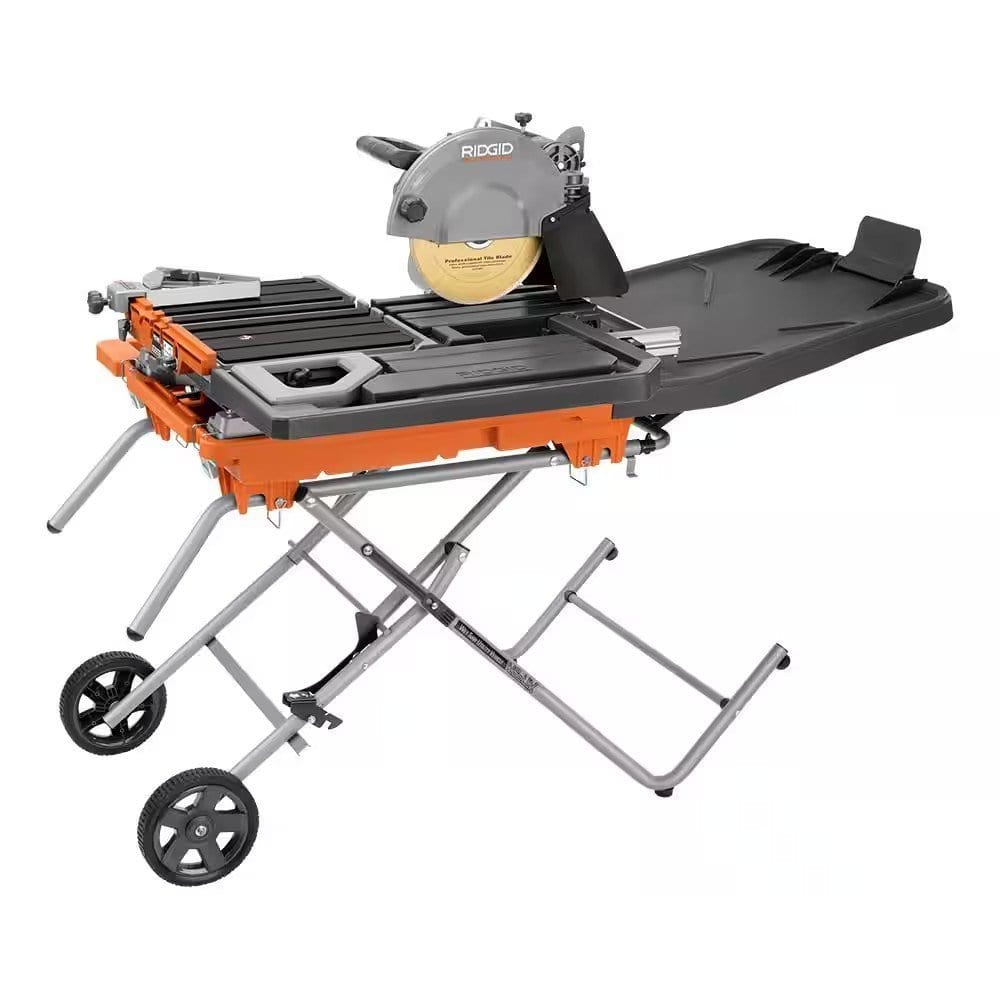 RIDGID 10 in. 15 Amp Wet Tile Saw with Stand