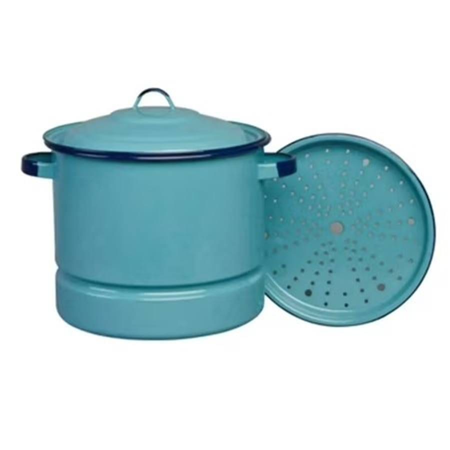 TEST - Cinsa Turquoise Blue 15-Quart Enamel on